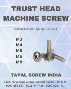 Trust Head Machine Screw